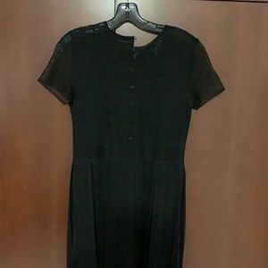 Salvatore Ferragamo Long Black Dress Size Small